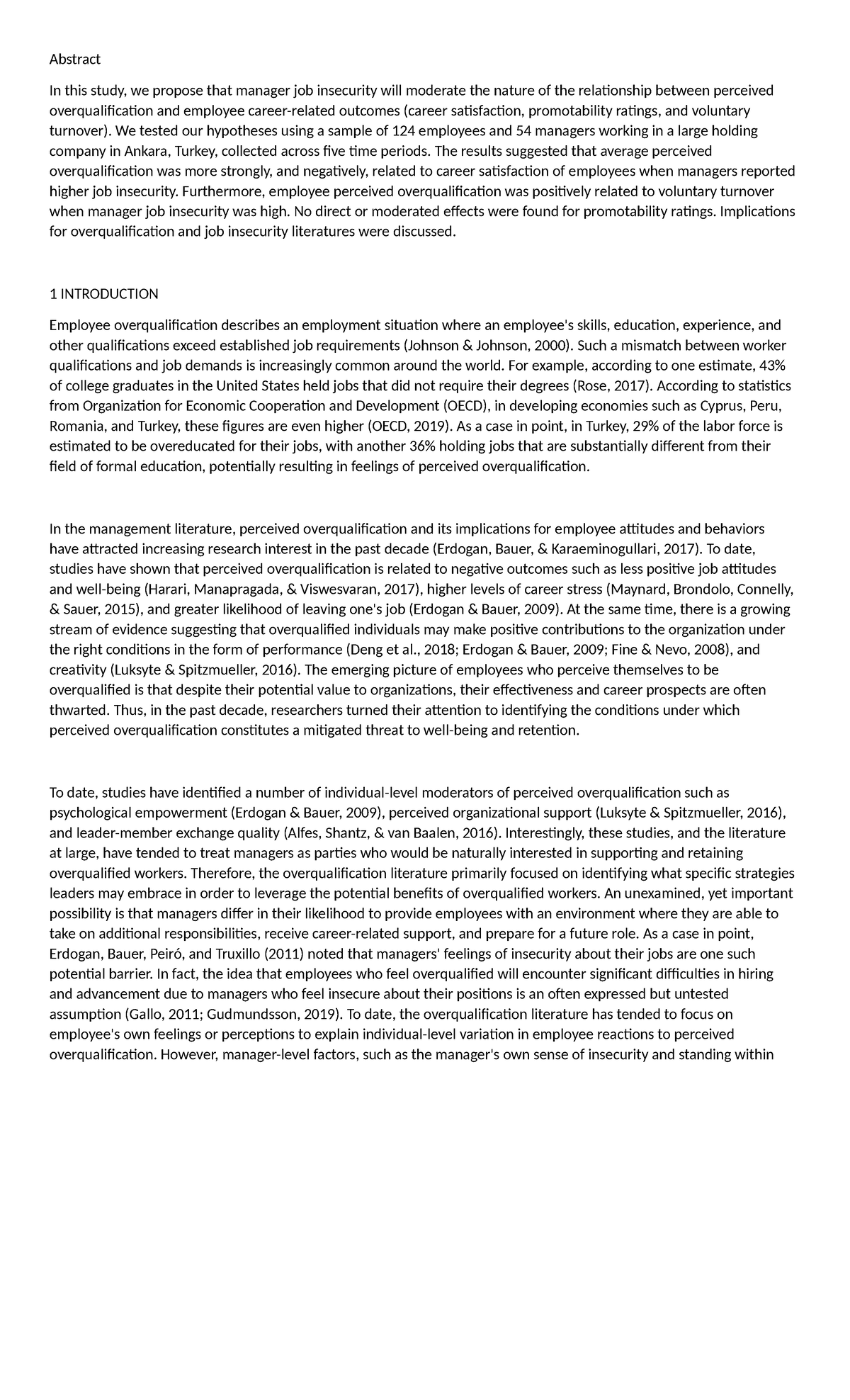 Abstract - School Management - Abstract In this study, we propose that ...