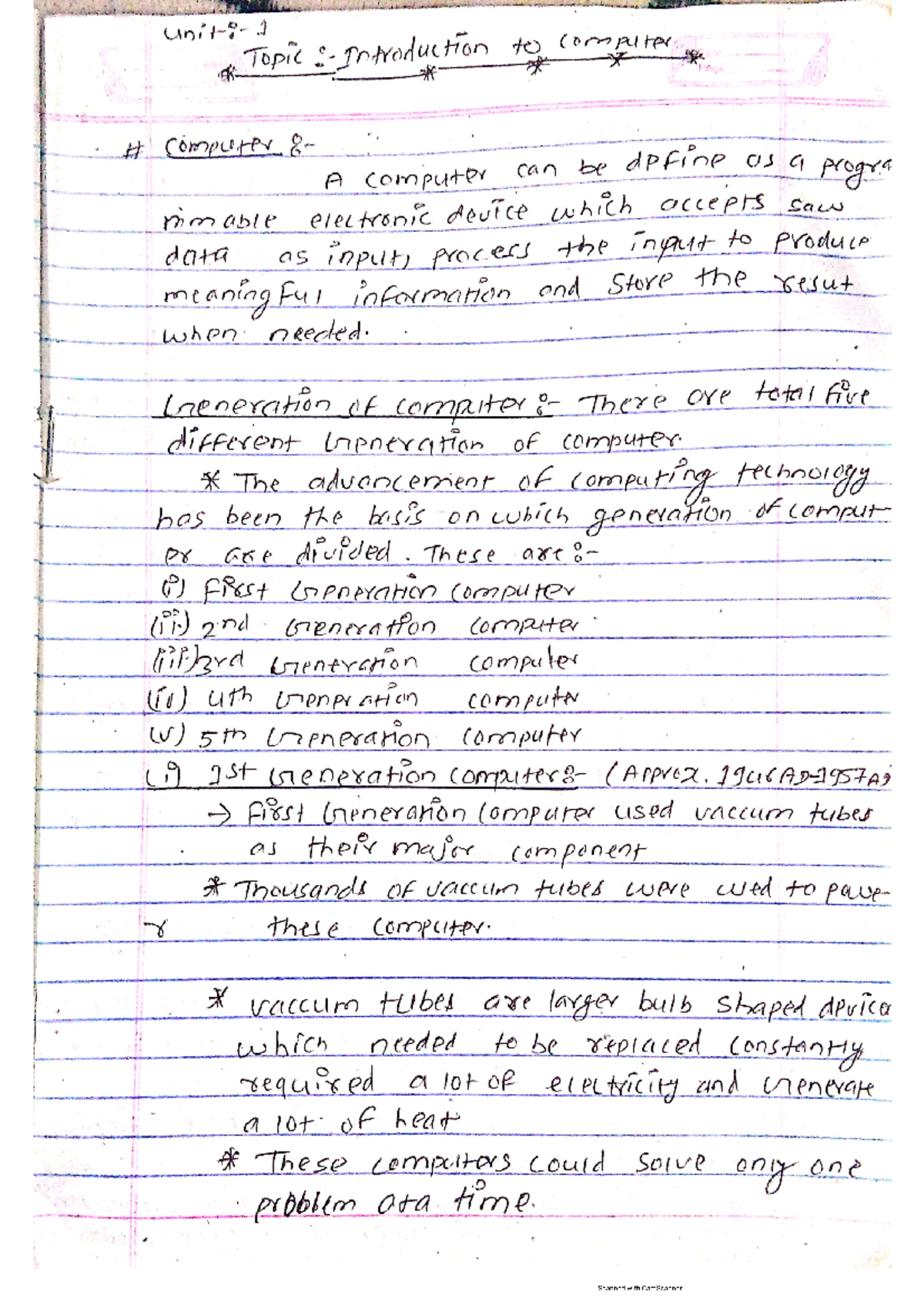 Computer Application Lecture Note For Diploma Level Student - Computer 