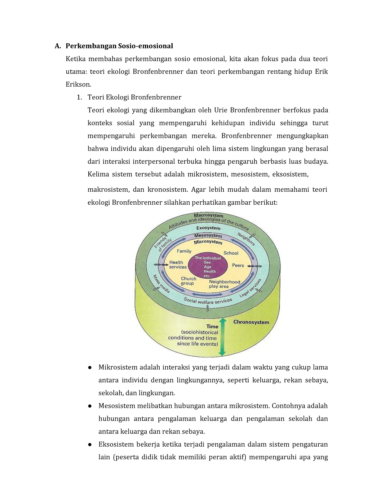 Penjelasan Perkembangan Sosio-emosional - A. Perkembangan Sosio ...