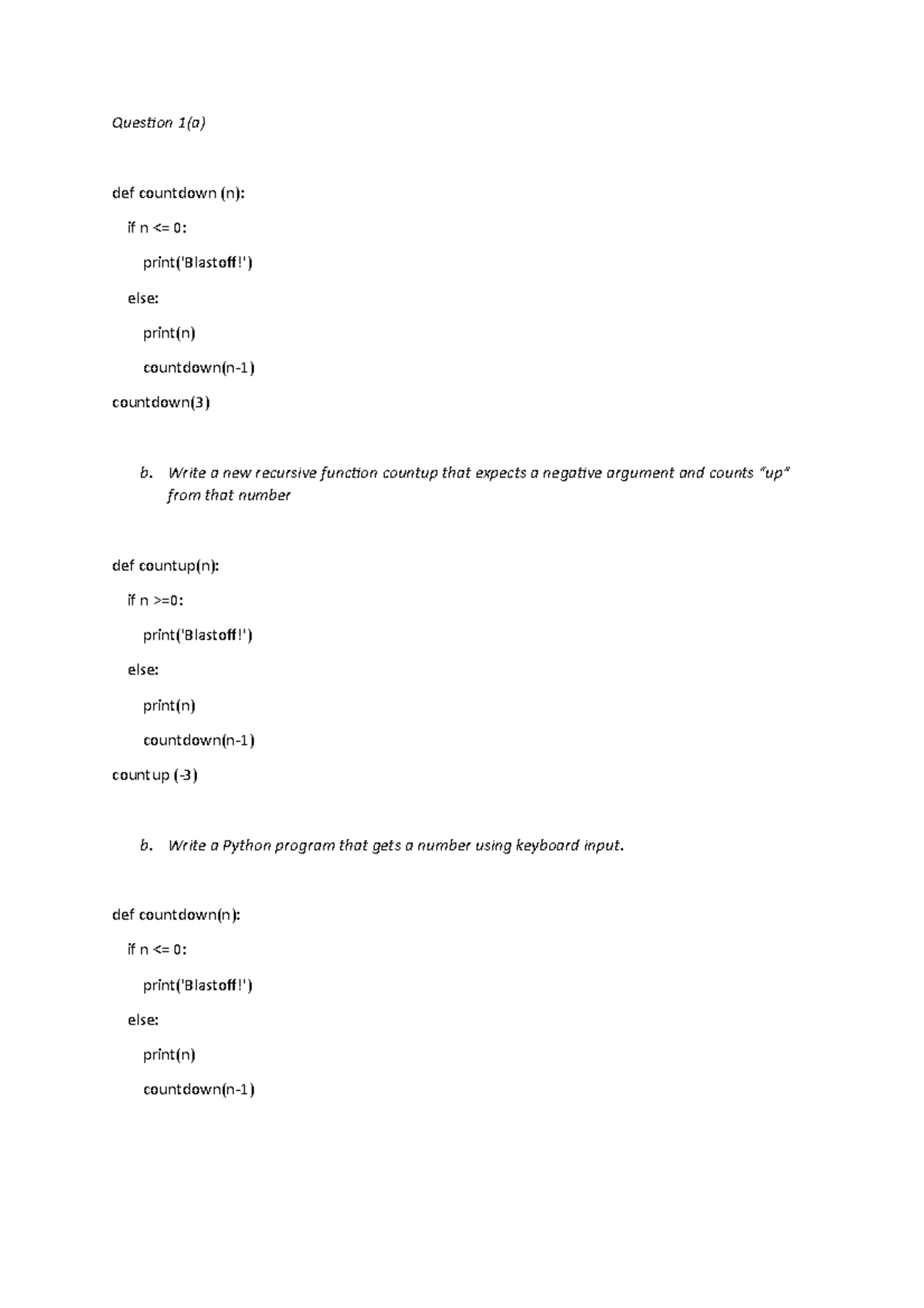 CS1101 Learning Journal Unit 3 Programming Fundamentals - Question 1(a ...