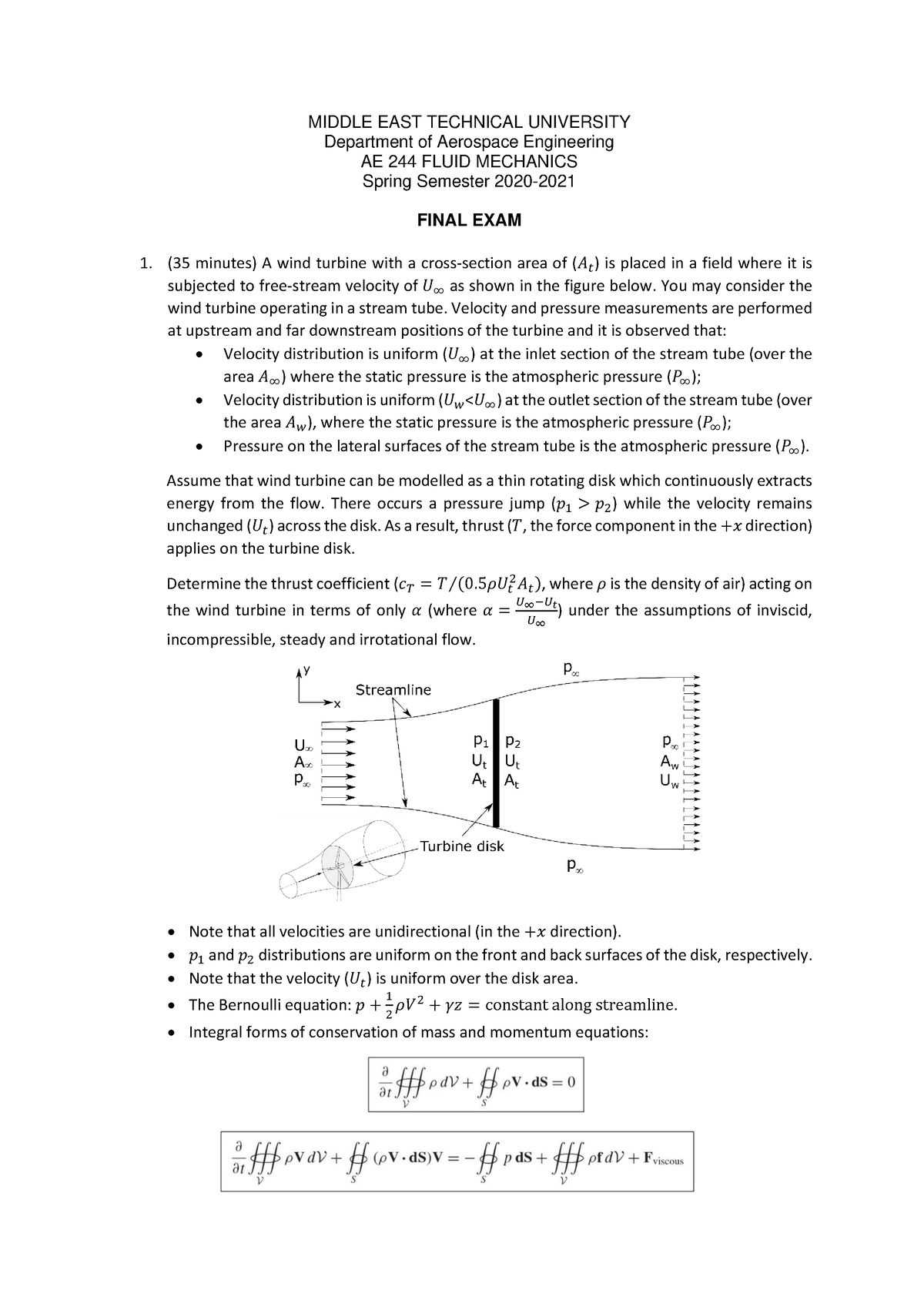 Final Q1 Spring 2021 244 - MIDDLE EAST TECHNICAL UNIVERSITY Department ...