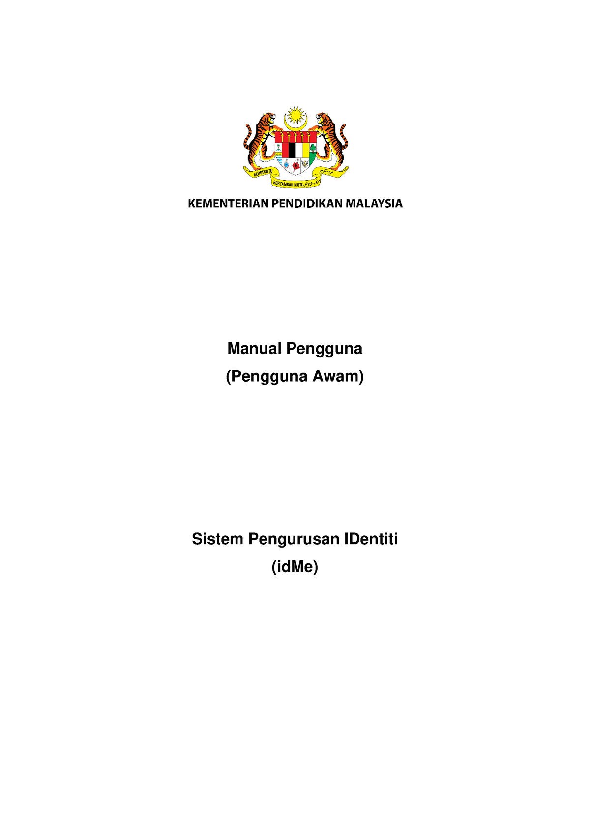 Full Awam Manual Pengguna - Manual Pengguna (Pengguna Awam) Sistem ...