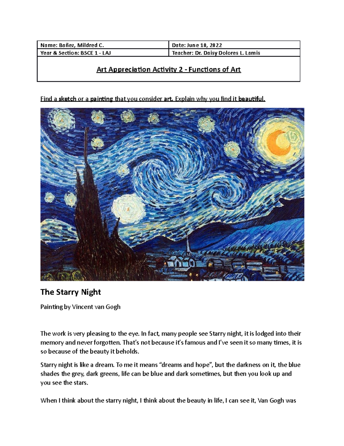 Act 2 artapp - enjoy reviewing my activity sheet. Have a good day, keep ...