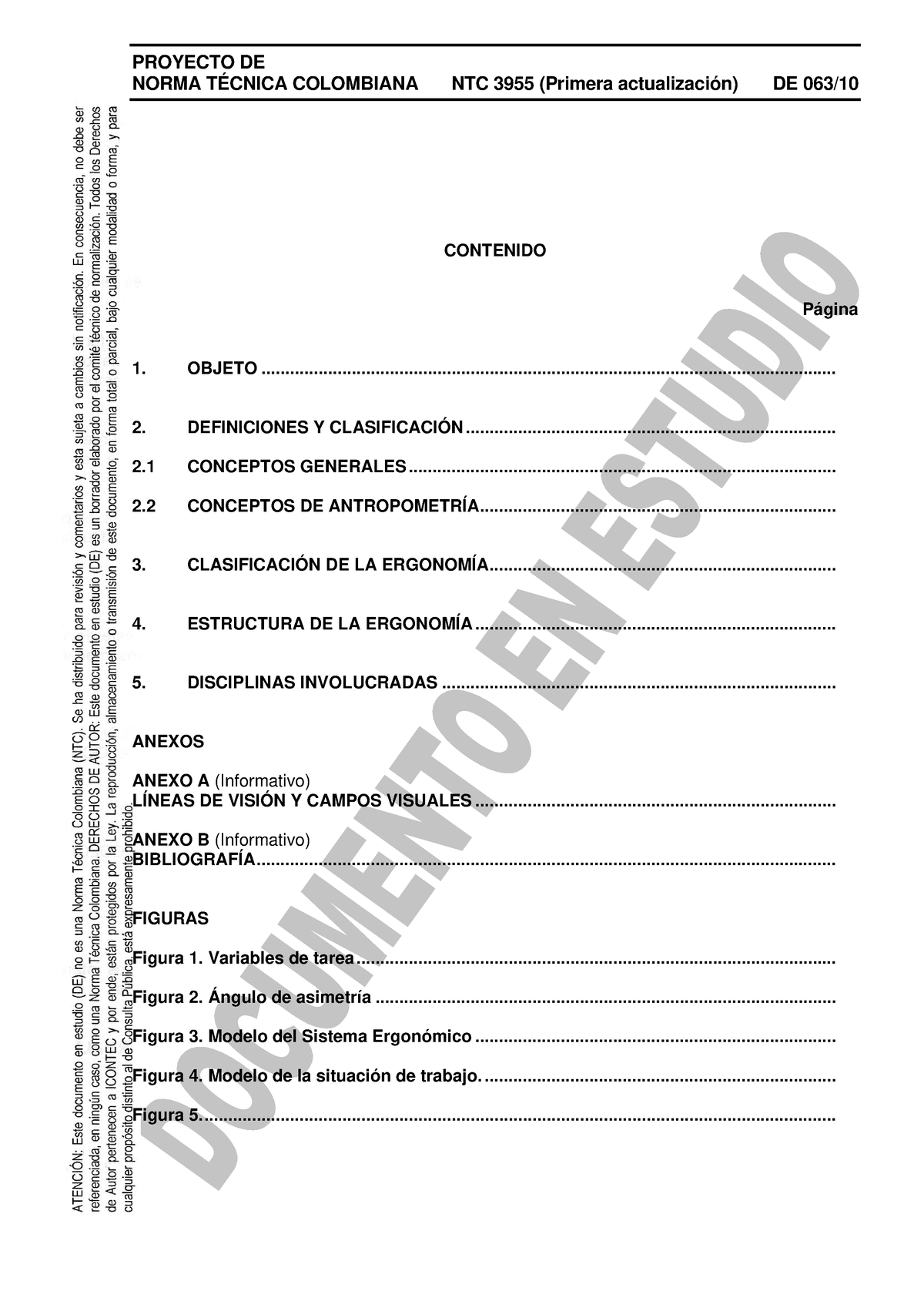 Proyecto DE Norma Técnica Colombiana NTC 3955 (Primera Actualización ...