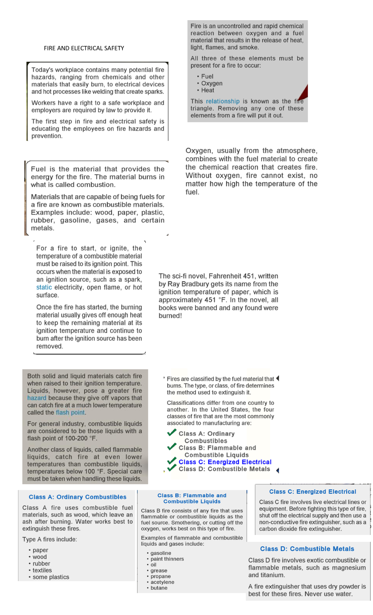 FIRE AND Electrical Safety - BS Industrial Engineering - FIRE AND ...