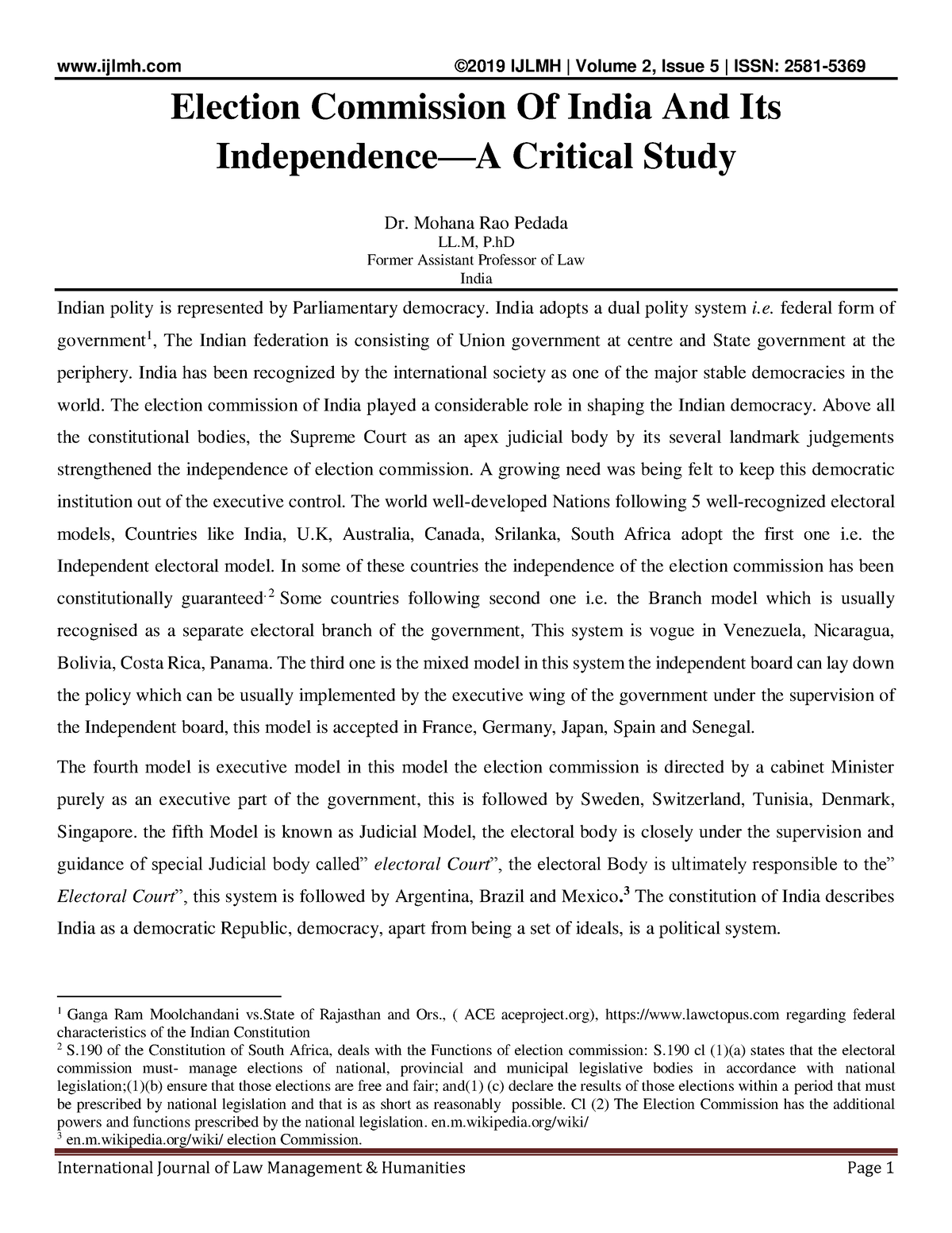 research paper on elections in india