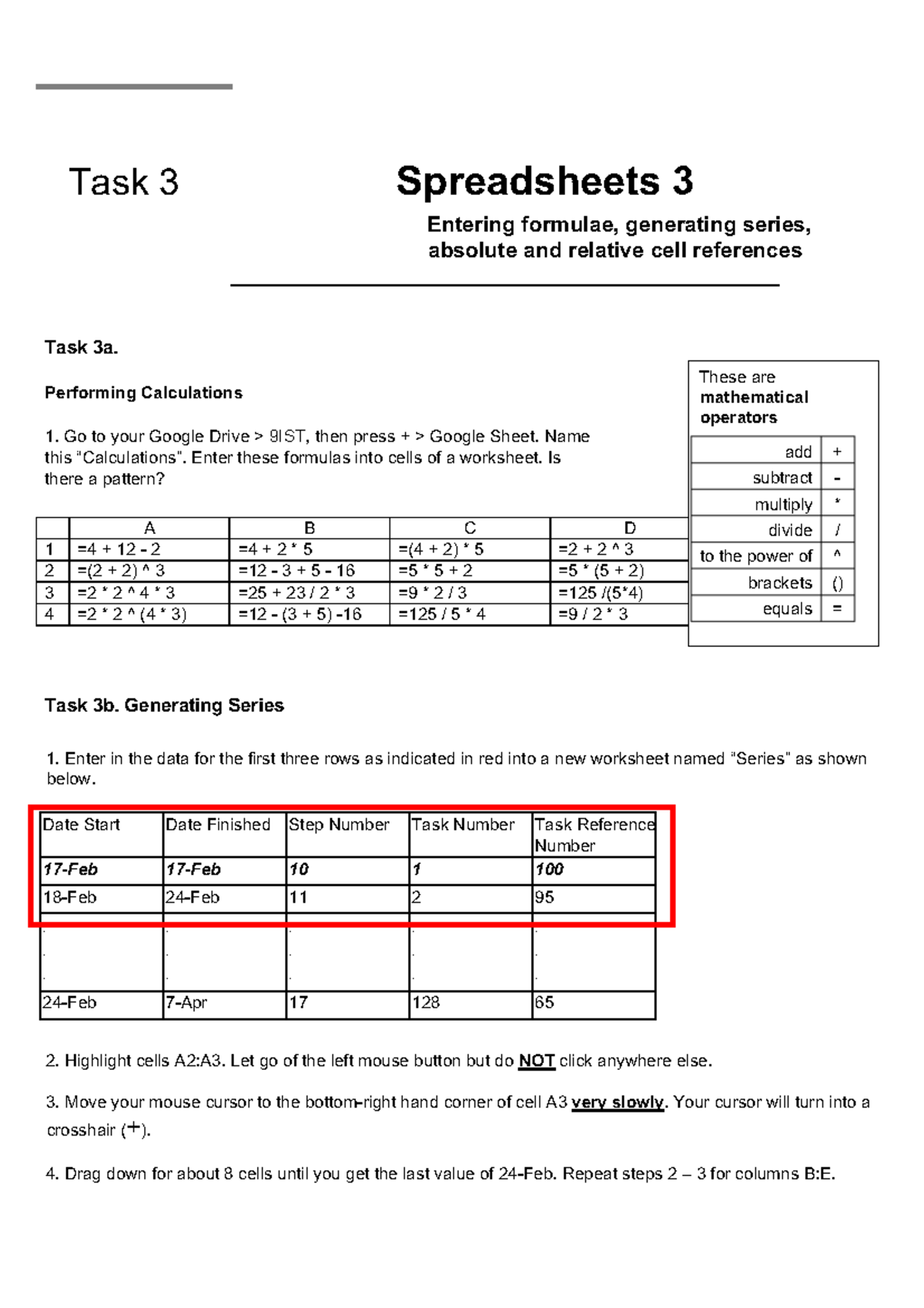 Spreadsheets 3 - its good. this will help you too much. this lets u do ...