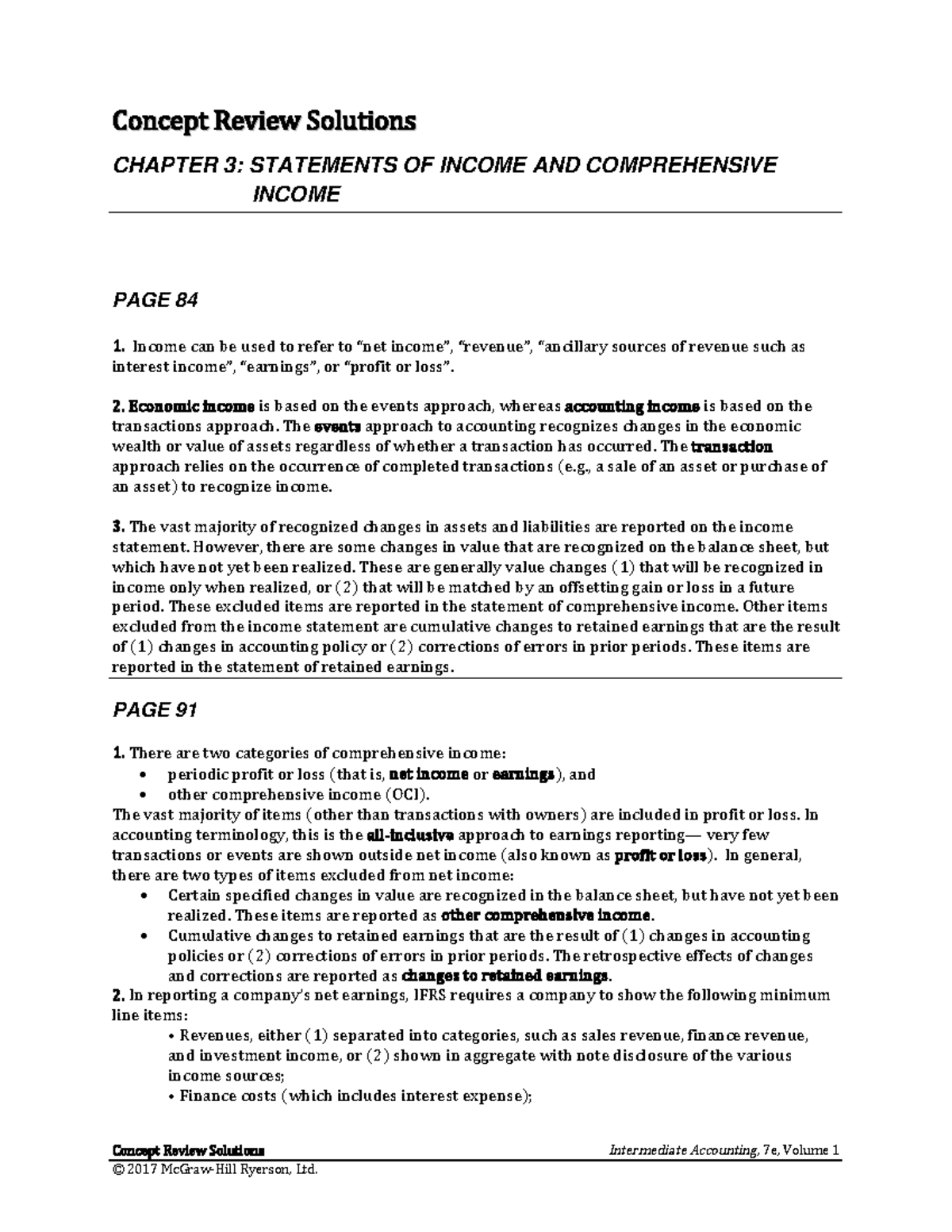 Beechy 7e V1 CRSolutions Ch03 - Concept Review Solutions Intermediate ...