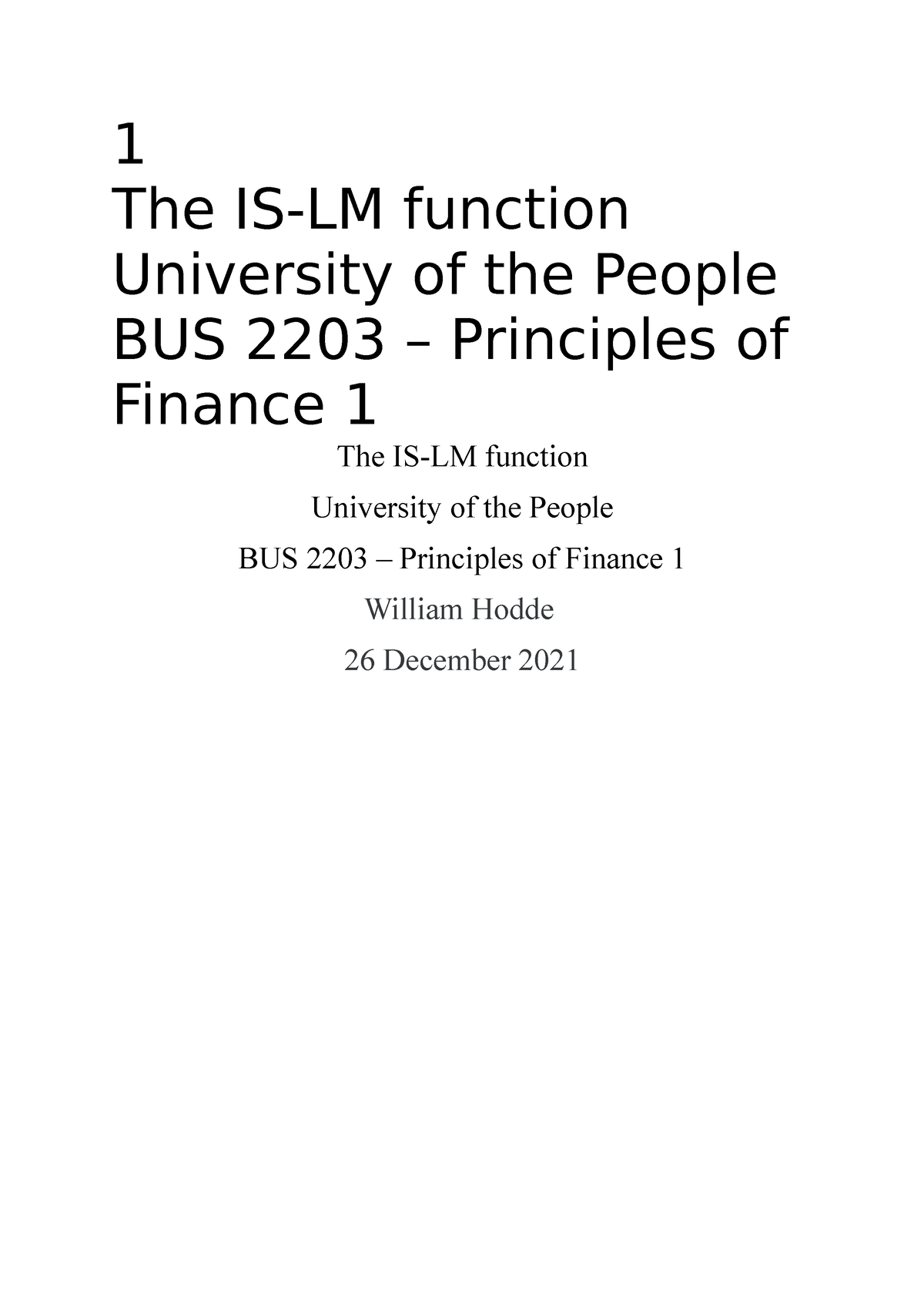 bus 2203 written assignment unit 1