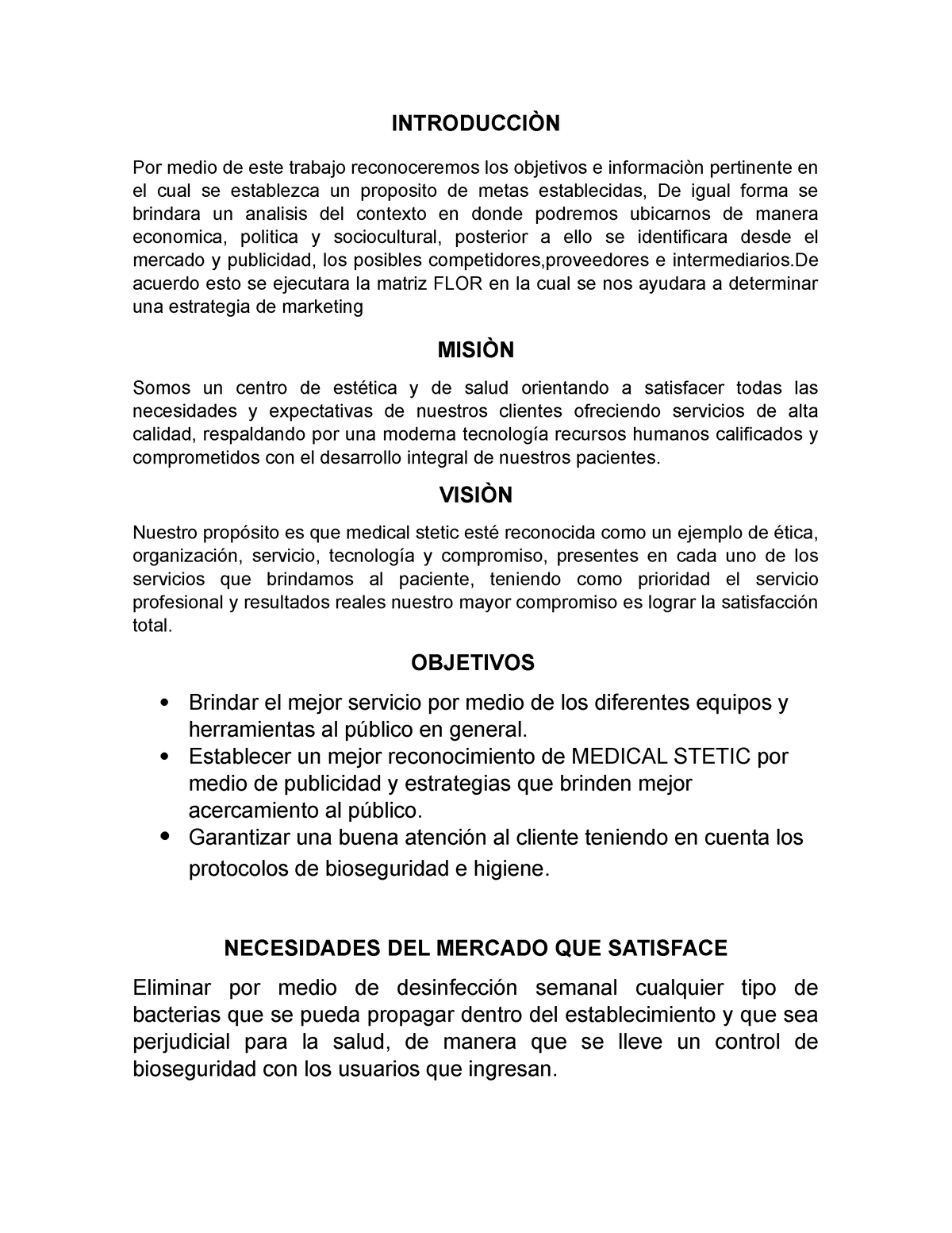 Planificar Variables De Mercadeo Para La Estructuración De La ...