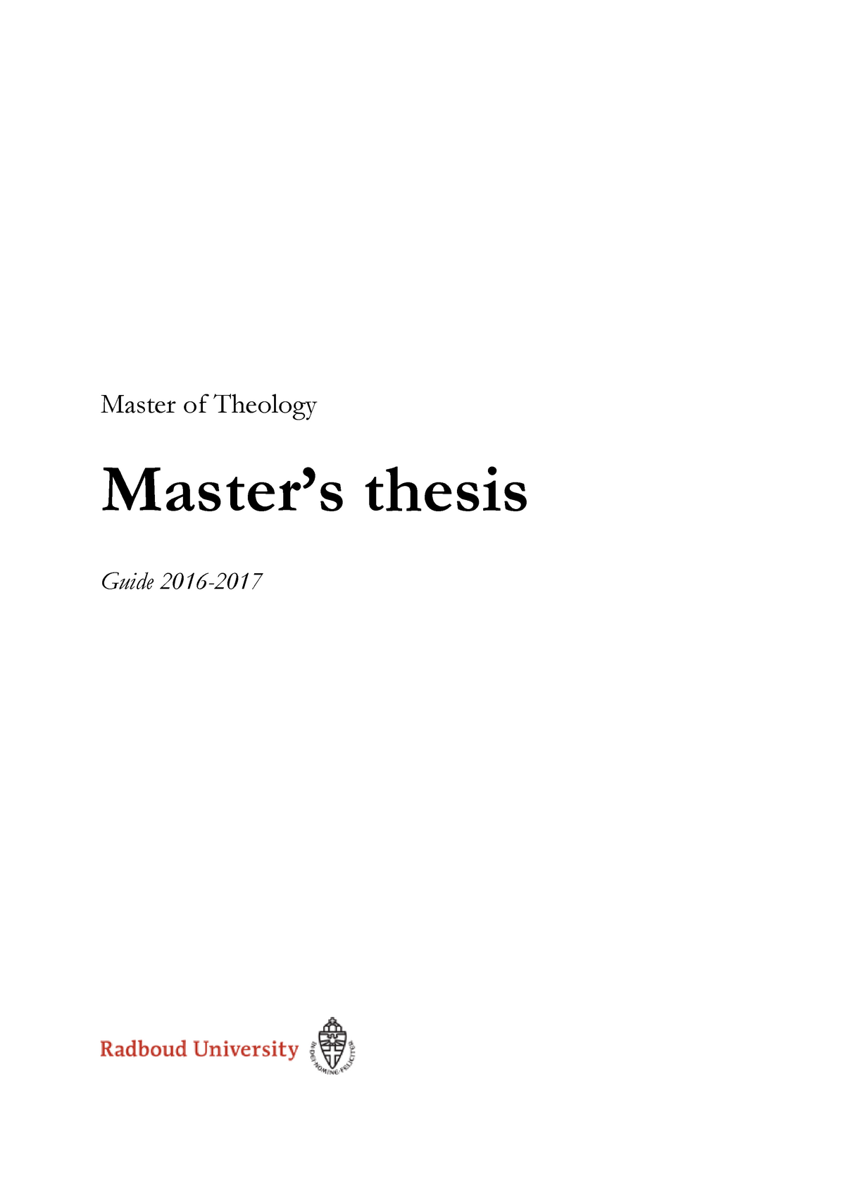 ma thesis title