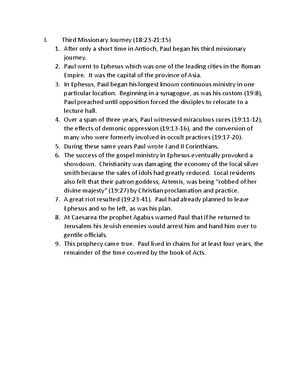 NT. 1 - Lecture Notes on New Testament chapter 1 - I. The Integrity of ...