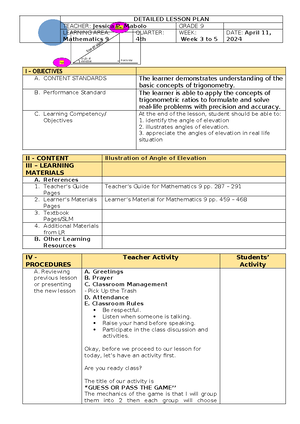 Blank dlp english - ...... - Republic of the Philippines Department of ...
