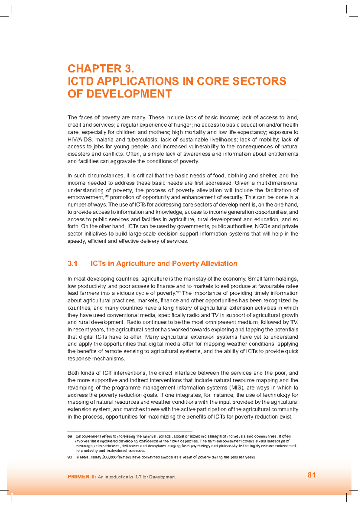 EUP1501 ICTD Applications IN CORE Sectors - - Studocu