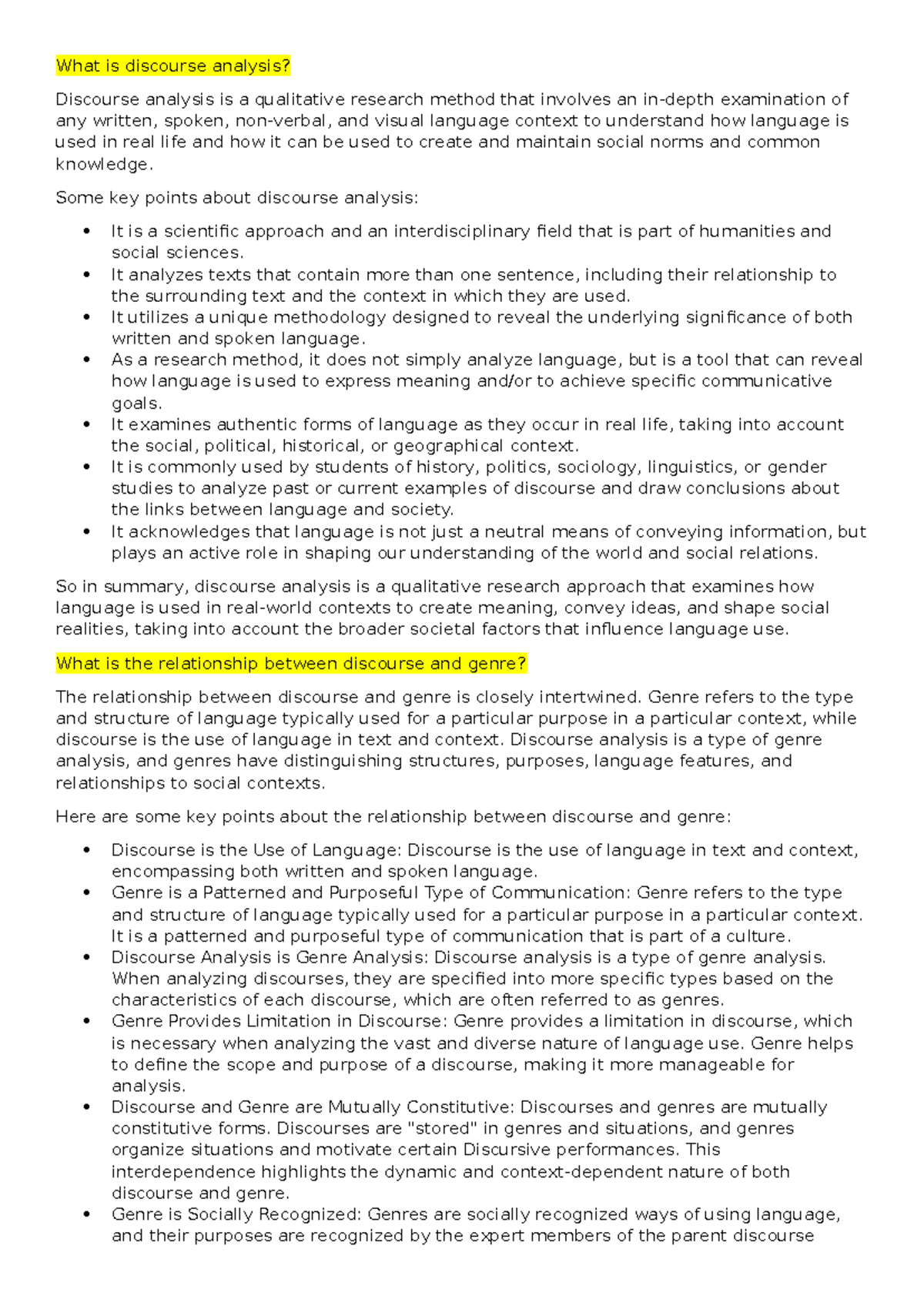 What is discourse analysis - What is discourse analysis? Discourse ...