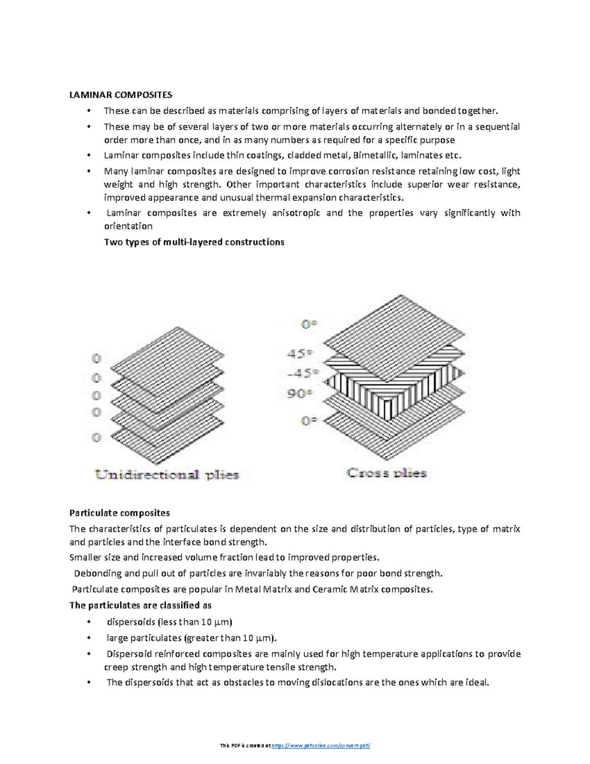 Laminar Composites - Prof. Supriya - LAMINAR COMPOSITES These can be ...