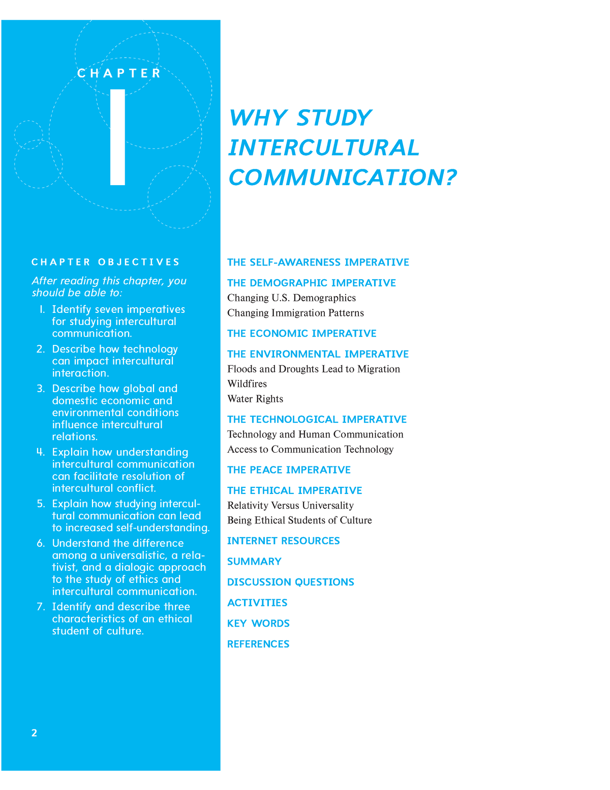 Textbook 2 Chapter 1 - 2 WHY STUDY INTERCULTURAL COMMUNICATION? C H A P ...