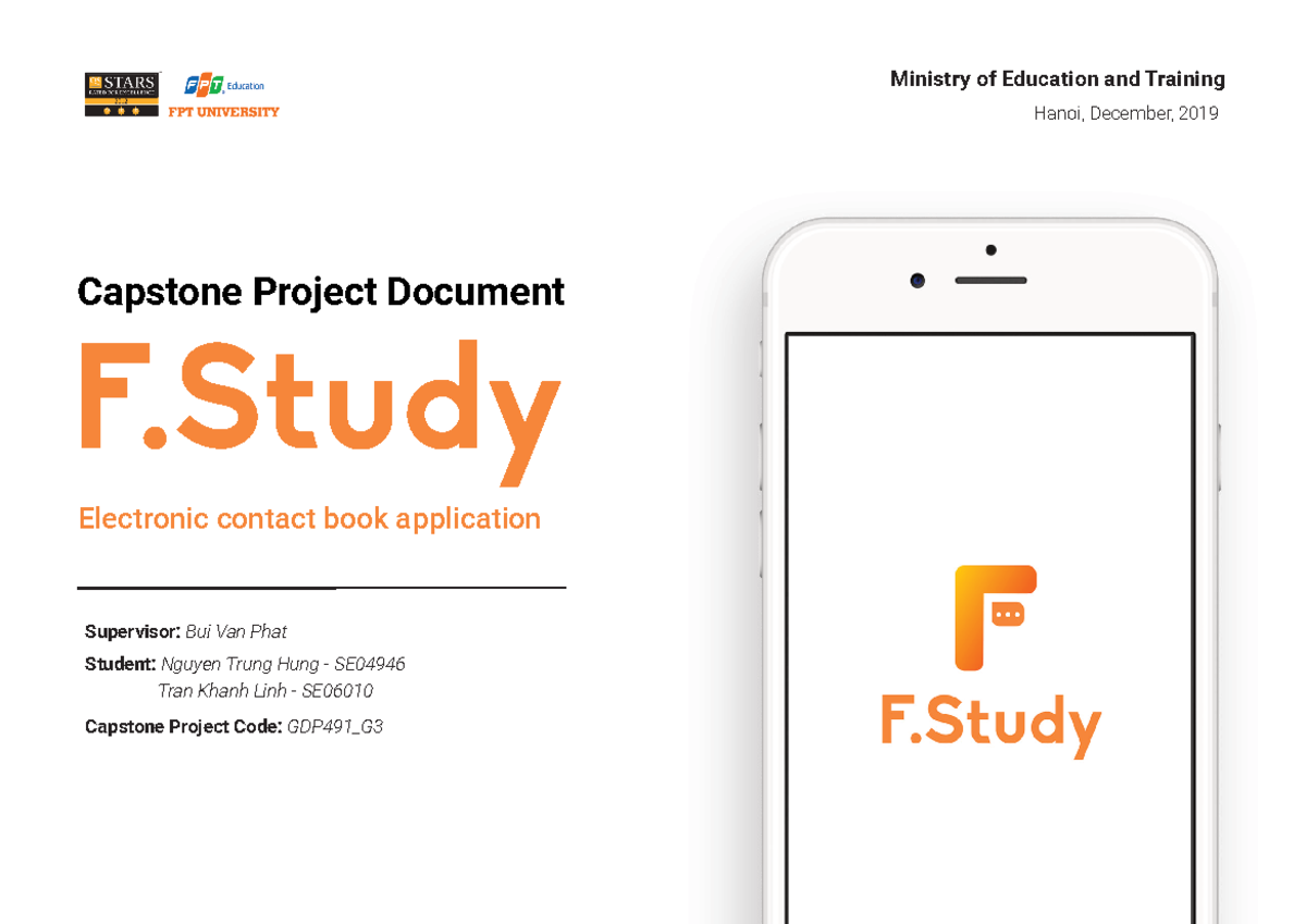 CapstoneProjectDocument F.StudyElectronic contact book application fix Supervisor Bui Van