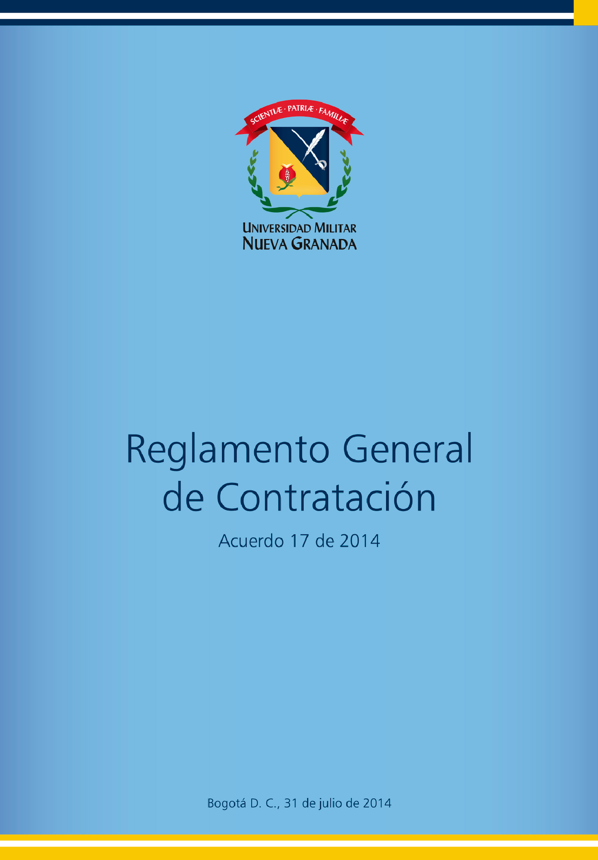 Reglamento DE Contratacion - Reglamento General De Contratación Acuerdo ...