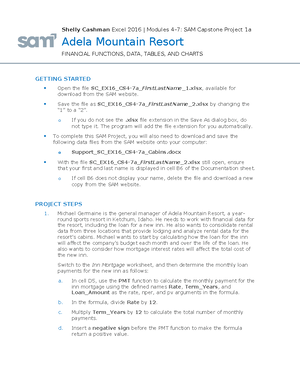 Instructions SC EX16 7b - J Smith Events IMPORTING DATA AND WORKING ...