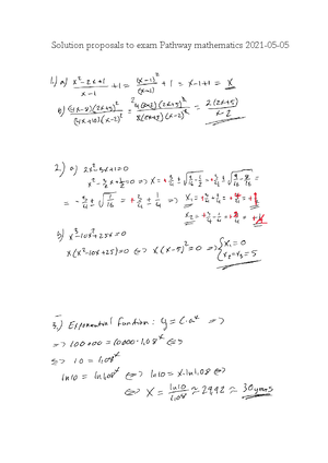 Cheat sheet Pathway mathematics 1 - Cheat sheet for Pathway mathematics ...