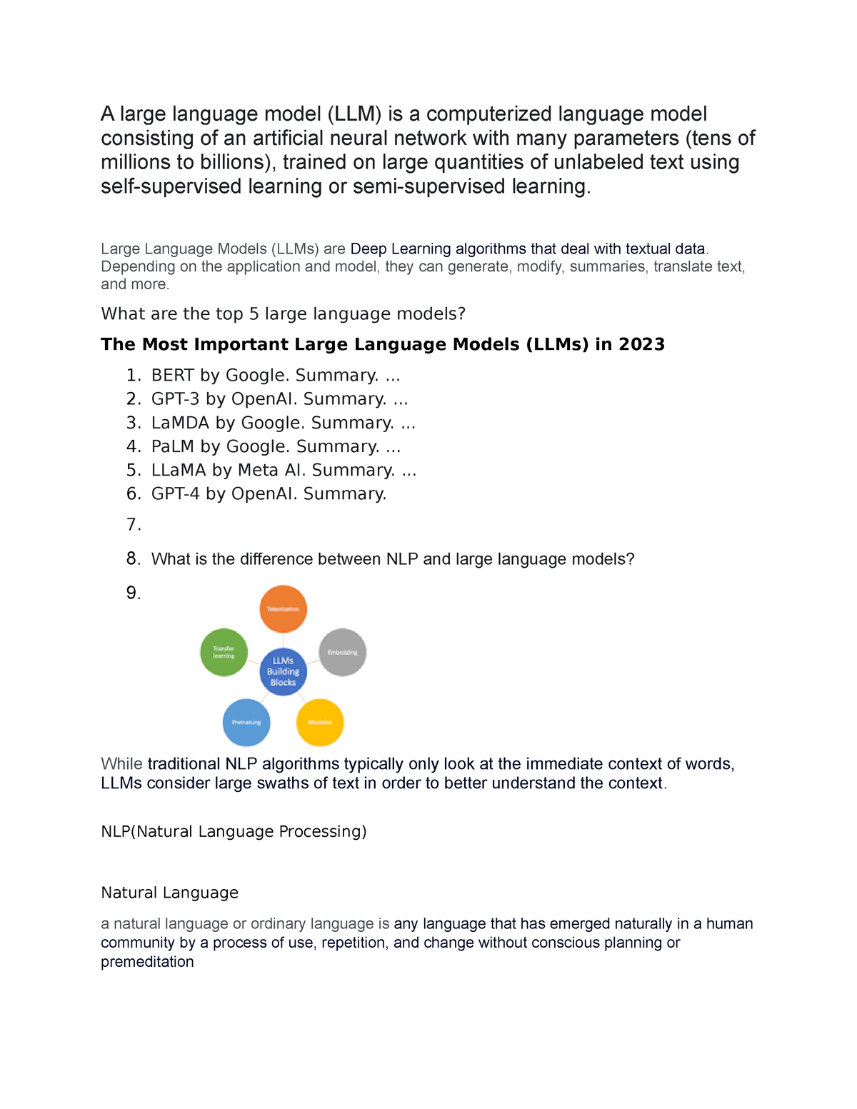 A Large Language Model (LLM) - Large Language Models (LLMs) Are Deep ...