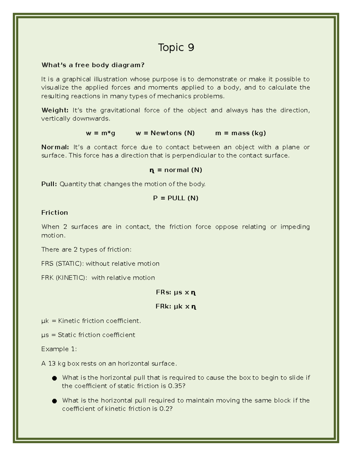 topic-9-what-s-a-free-body-diagram-topic-9-what-s-a-free-body