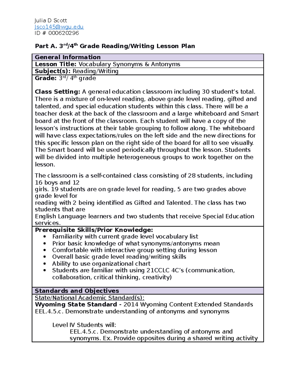 reading-lesson-plan-3-4-grade-jsco145-wgu-id-000620296-part-a-3rd