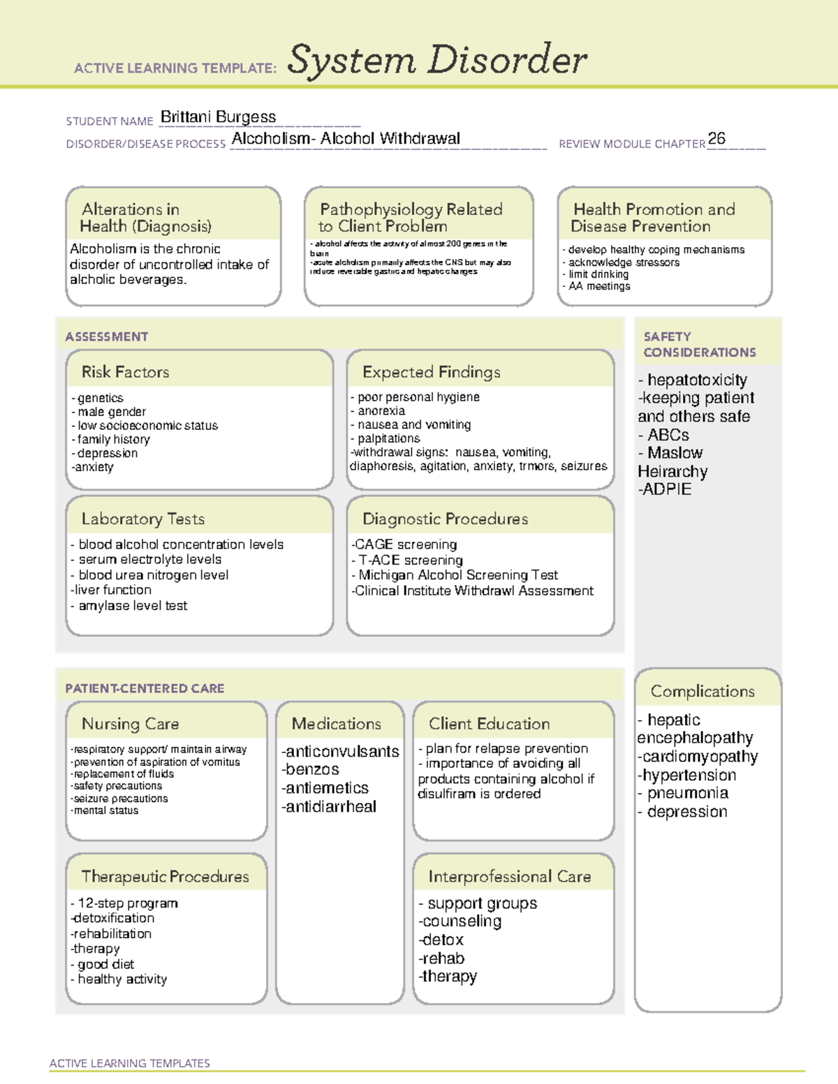 Concept Map Alcohol C476 WGU Studocu   Thumb 1200 1553 