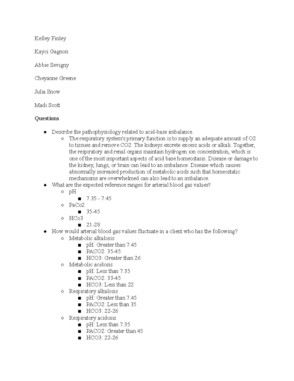 acid base assignment