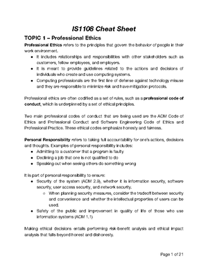 Lecture 1 and 2 Principles for Computing Professionals - Professional