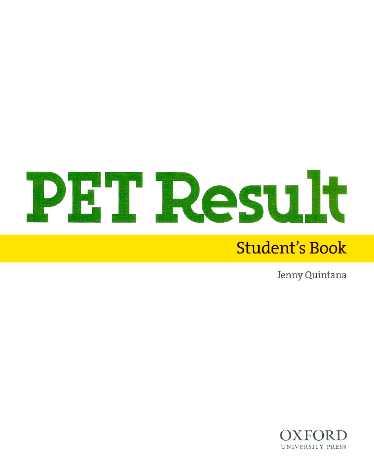 pet 8 test 1 reading answer key