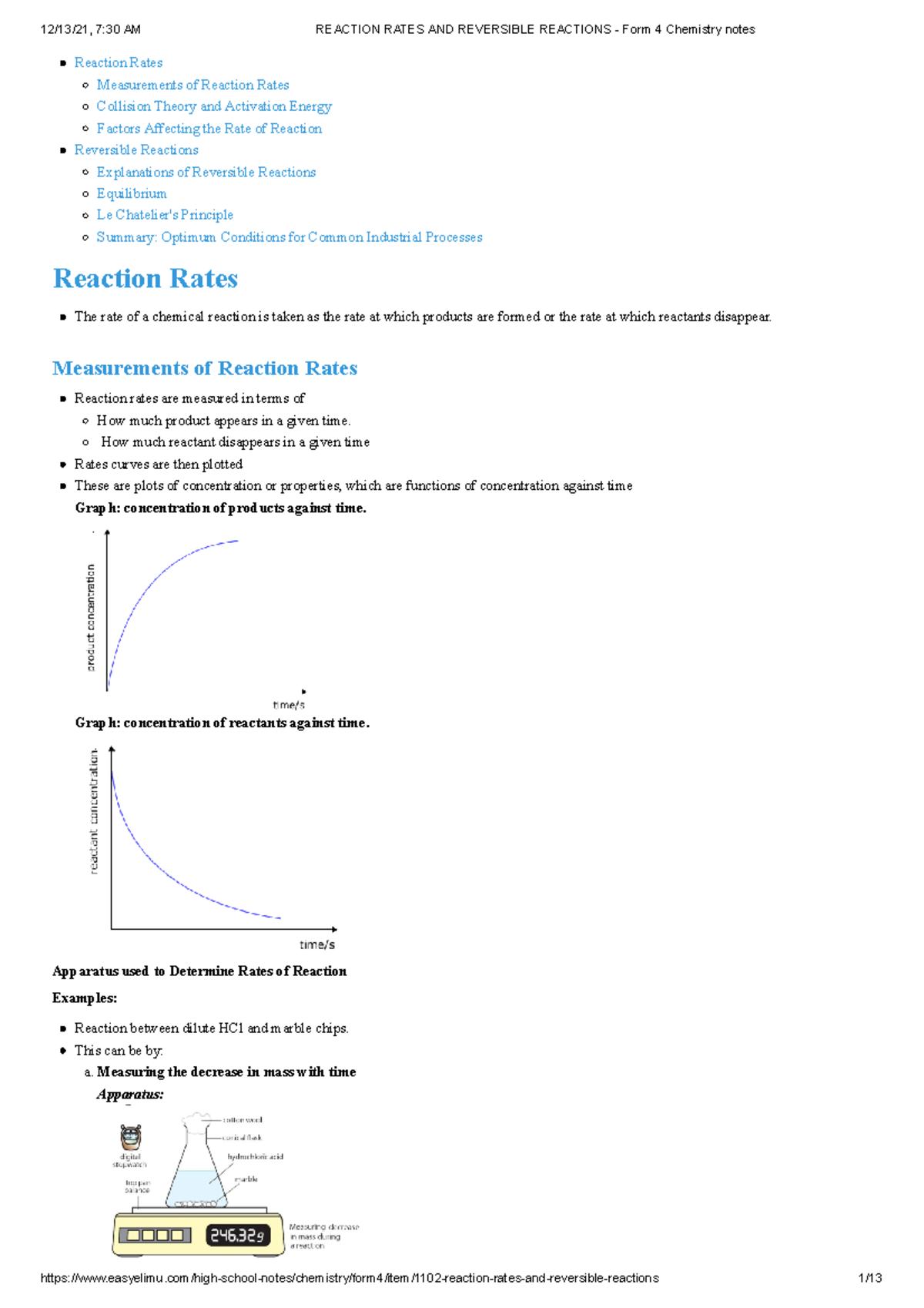 Reaction- Rates-AND- Reversible- Reactions F44 2024 - Reaction Rates ...