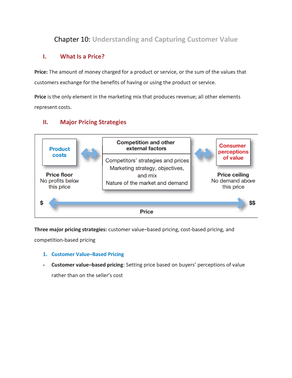 Chapter 10: Understanding And Capturing Customer Value - What Is A 