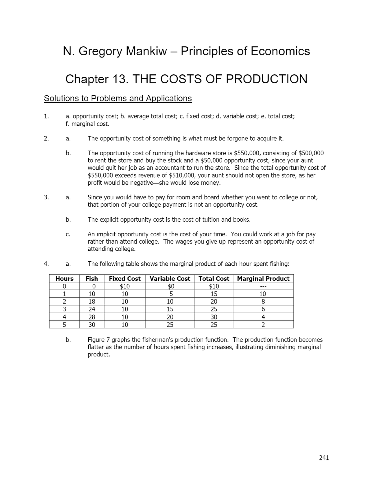 Solution N. Gregory Mankiw – Principles Of Economics Chapter 13 ...