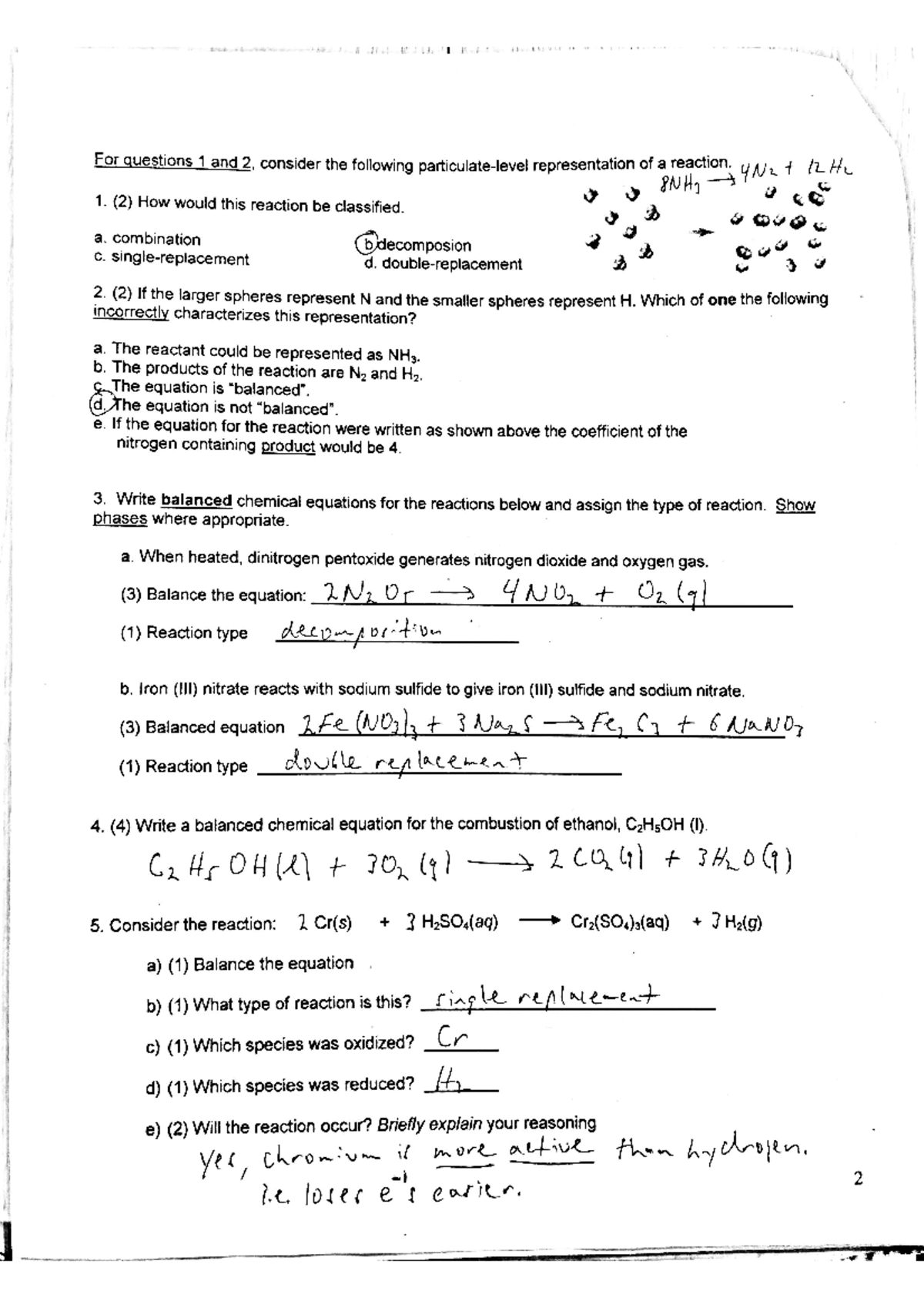 Exam 3 review - CHE 145 - Studocu