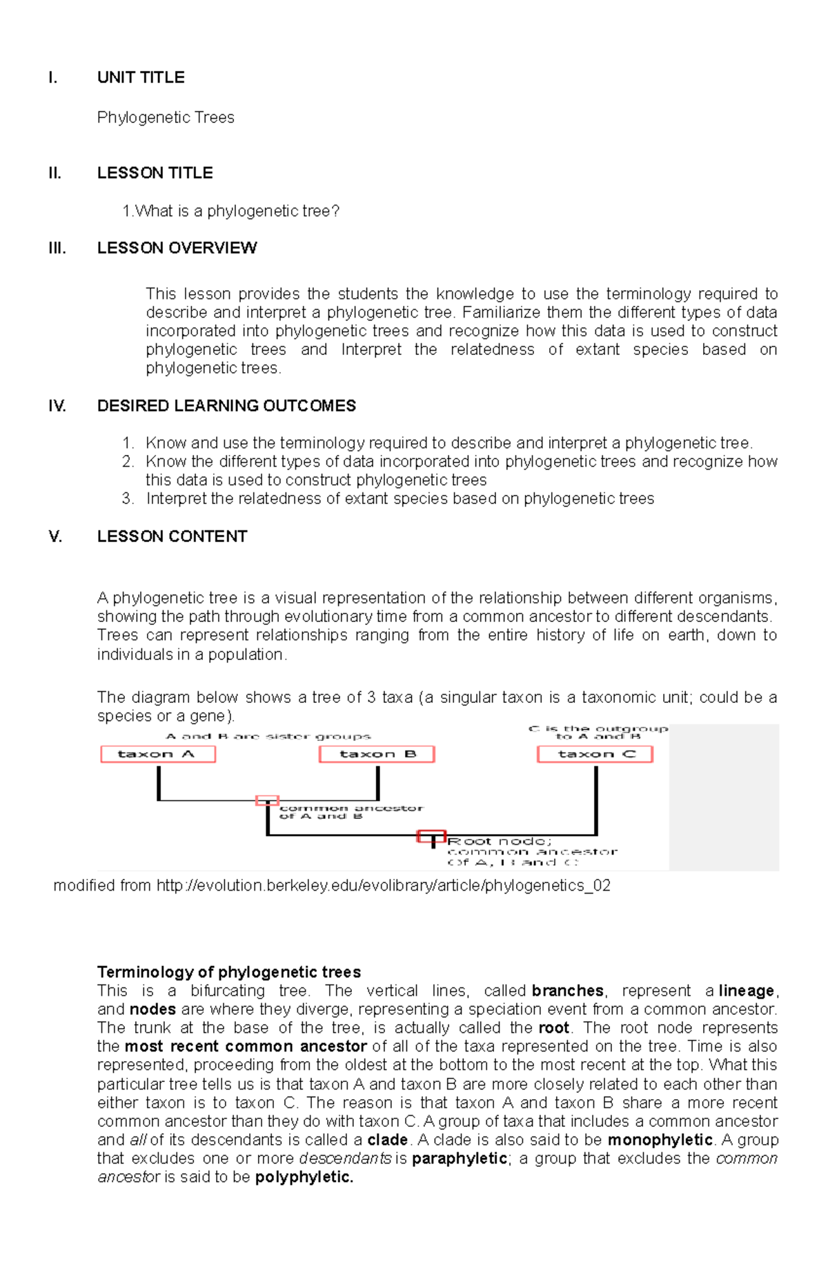 module-5-evolutionary-biology-i-unit-title-phylogenetic-trees-ii