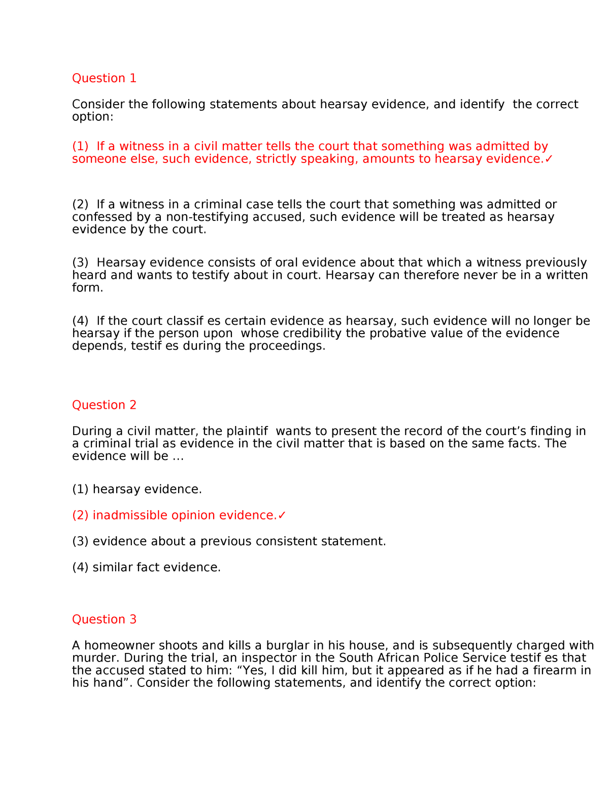 LEV3701 Multiple Choice Questions With Answers (Set 2) - Question 1 ...