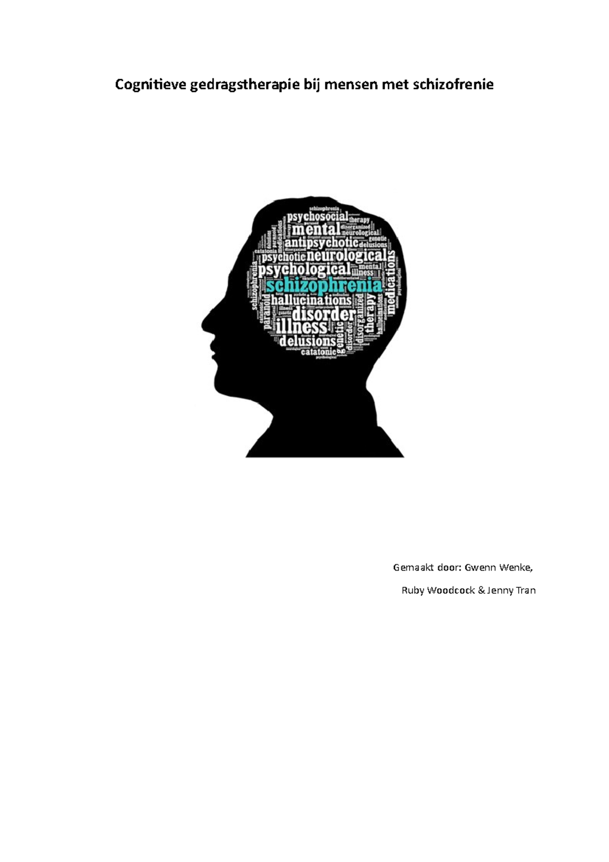 Systematische Review - Cognitieve Gedragstherapie Bij Mensen Met ...