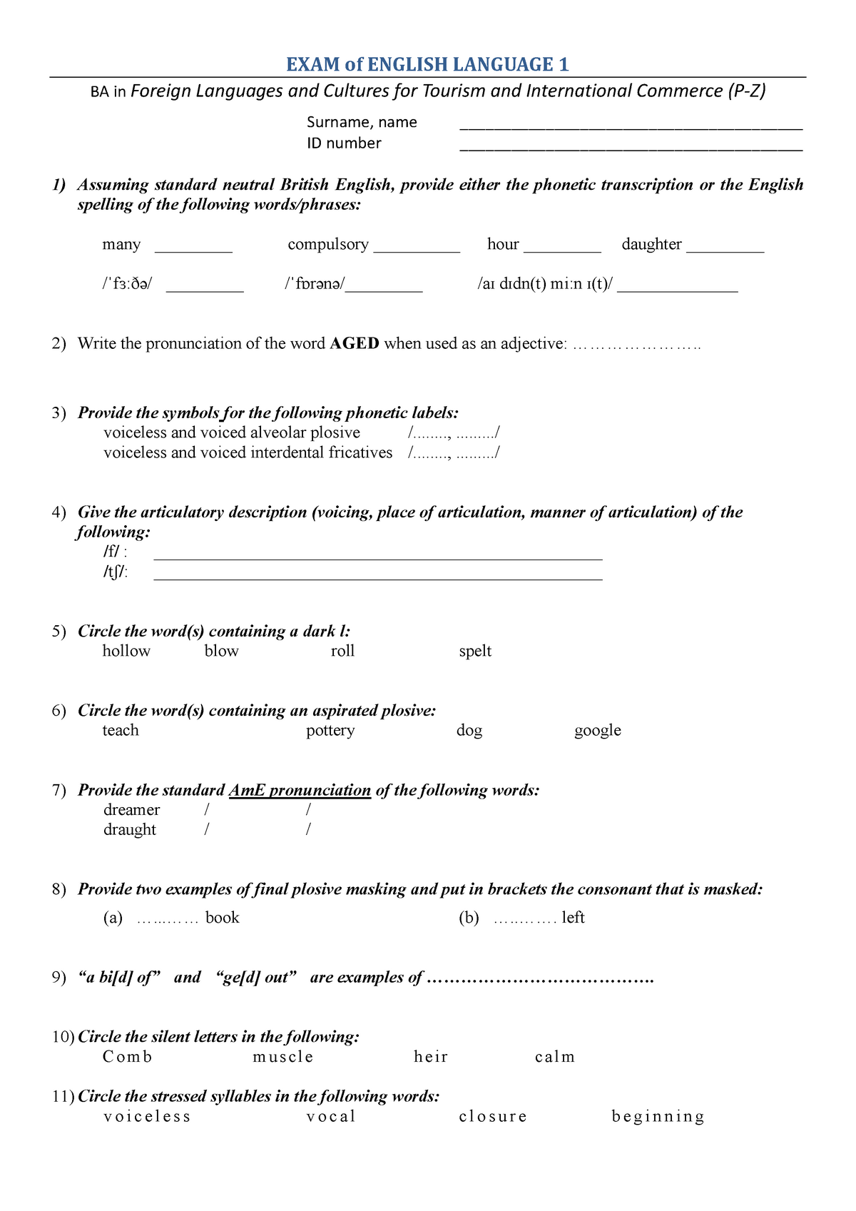 english-language-1-exam-21-june-2018-exam-of-english-language-1-ba-in