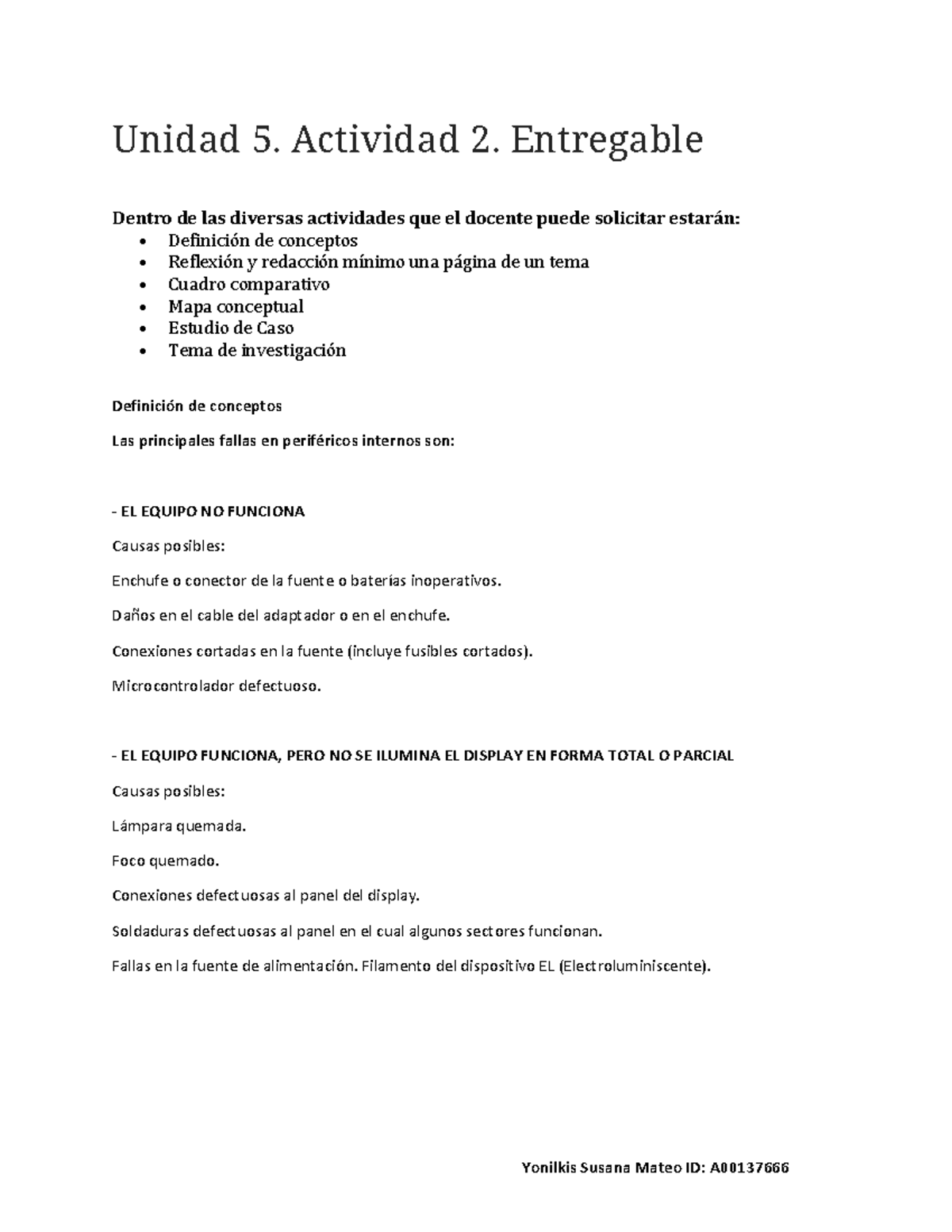 Susana Mateo Yonilkis Unidad 5. Actividad 2. Entregable - Yonilkis ...