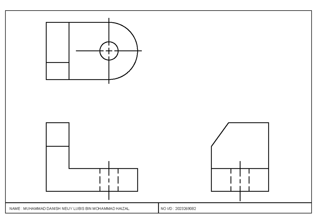Drawing slide 10 - Civil Engineering Quantities - NAME : MUHAMMAD ...
