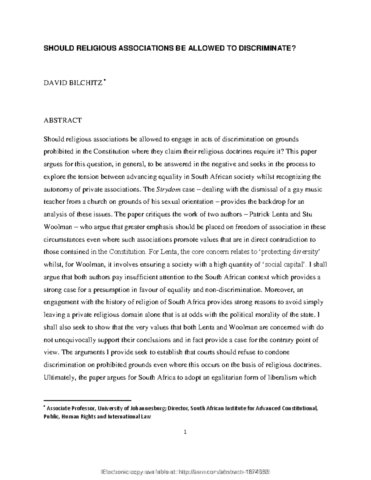 SSRN-id1874683 - . / . - Electronic copy available at: ssrn/abstract= 1 ...