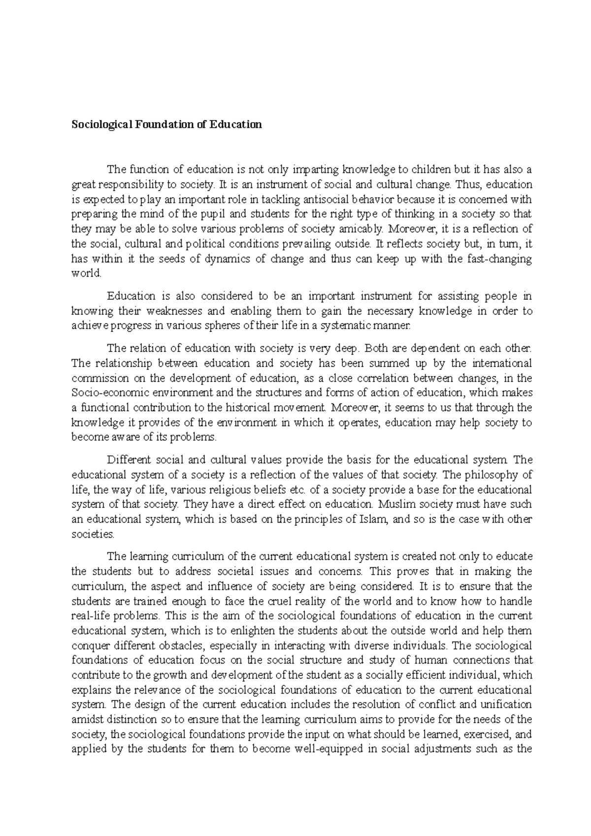 SOCIOLOGICAL BASES OF EDUCATION IN HINDI visual data 4