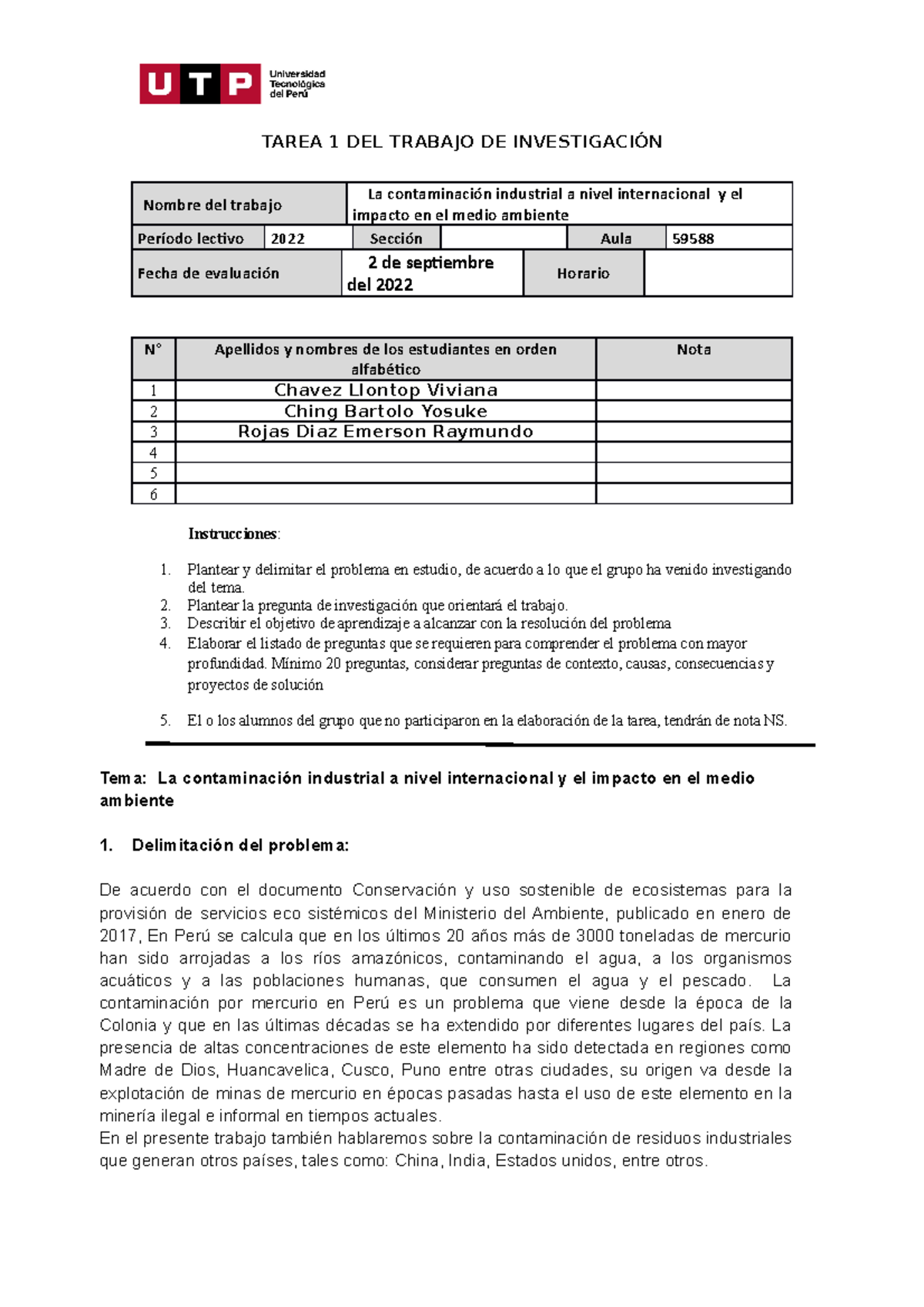 Semana 5 - Tarea 1 - individuo - TAREA 1 DEL TRABAJO DE INVESTIGACIÓN ...