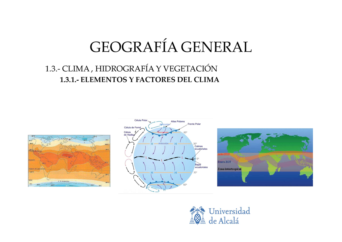 Tema 1 3 1 Climas Elementos Y Factores - GEOGRAFÍA GENERAL 1.- CLIMA ...