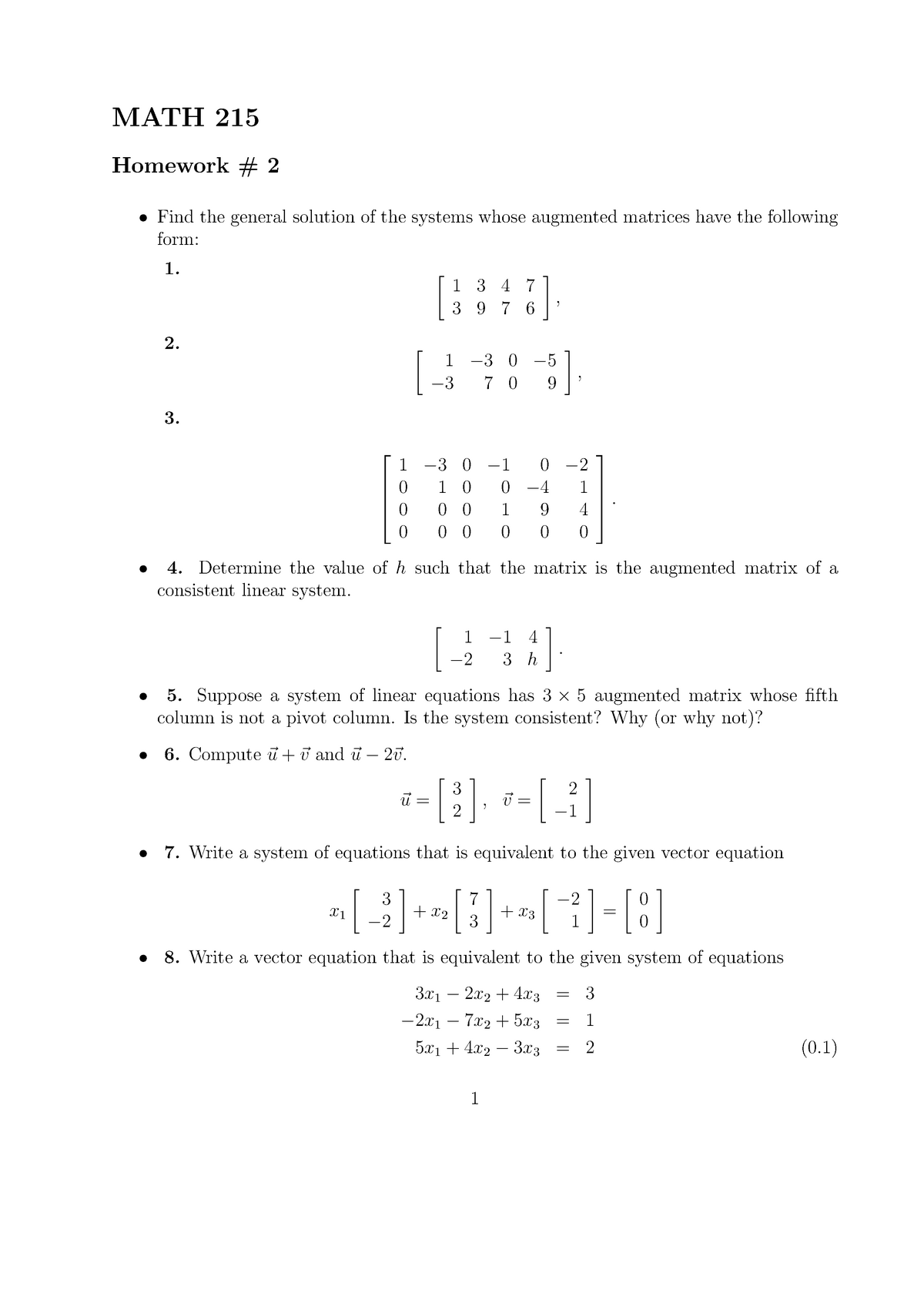 assignment 2 math 215