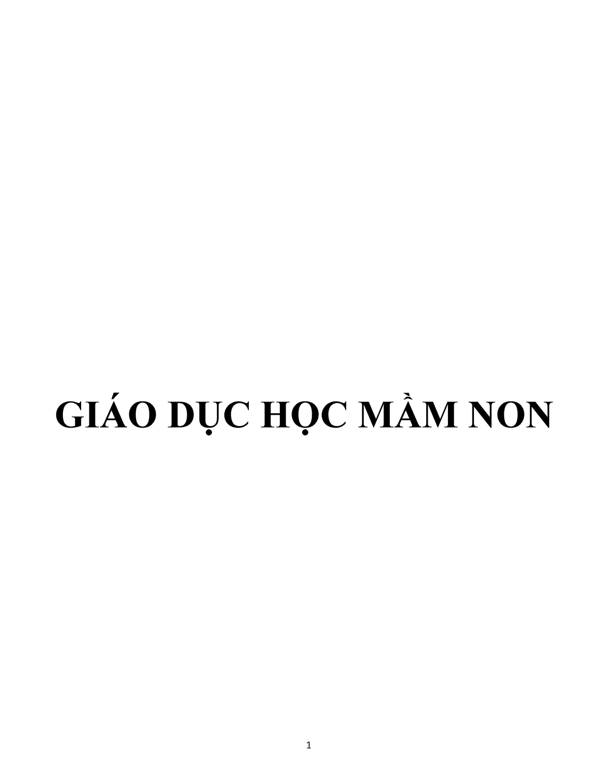 đề cương giáo dục học MN - GIÁO DỤC HỌC MẦM NON CHƯƠNG I: GIÁO DỤC HỌC MẦM NON LÀ 1 KHOA HỌC CÂU 1 : - Studocu