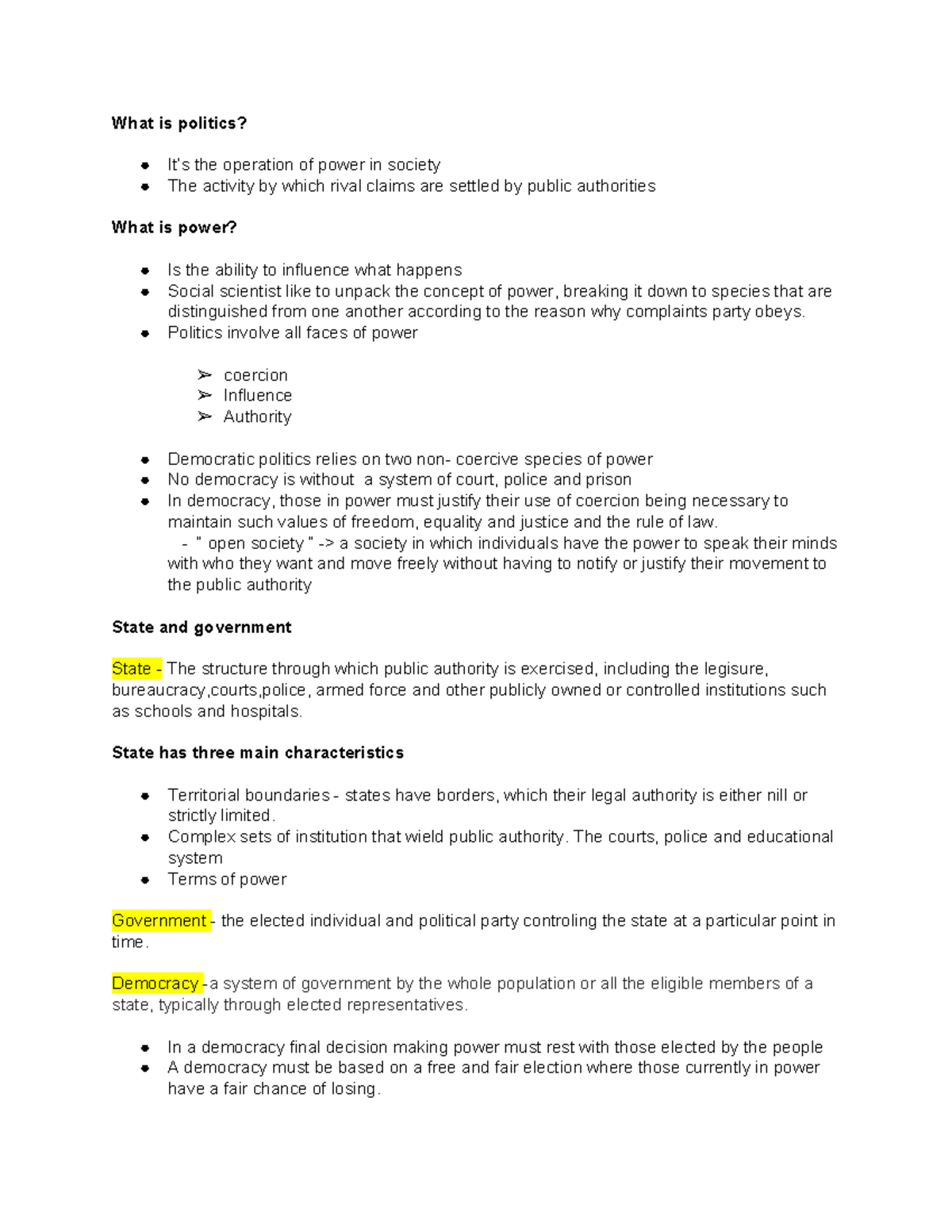 political-science-chapter-1-notes-what-is-politics-it-s-the