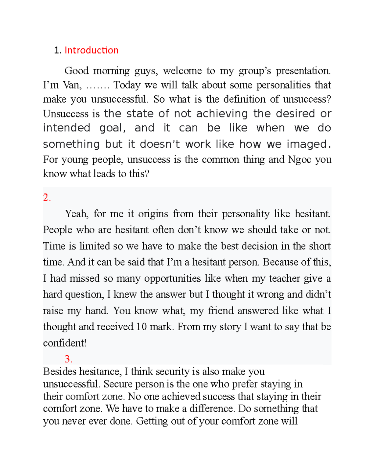 Introduction - fcrhyrrk ehjy7k - Introduction Good morning guys ...